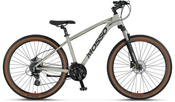 Mosso Raceline 27.5 Jant 16K H.Disk 24 Vites Dağ Bisikleti Matt Sand Grey ürün görseli 1