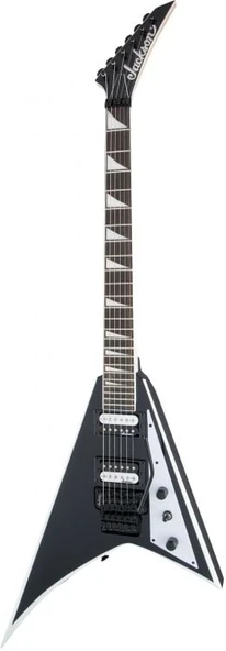 Jackson JS32 Rhoads Floyd Rose Amaranth Klavye Black with White Bevels Elektro Gitar ürün görseli 1