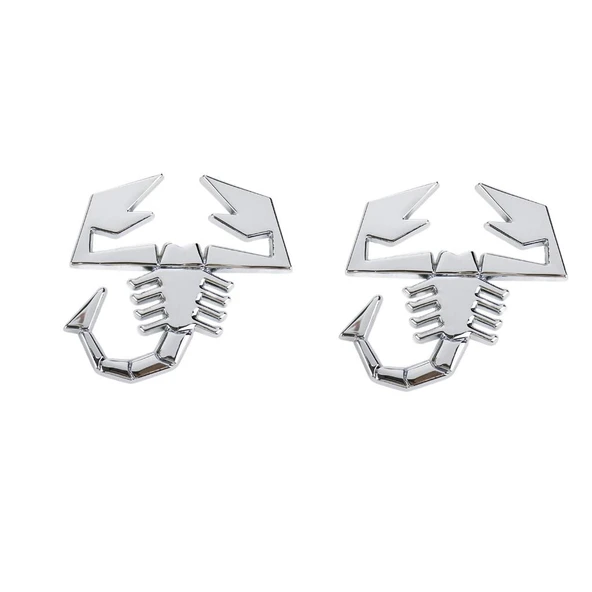 Abarth Amblem Akrep Logosu Abarth Logo Çamurluk Logo 2 adet Metal ürün görseli 1