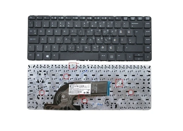 Hp NSK-CPEBC, 767476-D61 Notebook klavyesi Siyah TR ürün görseli 1