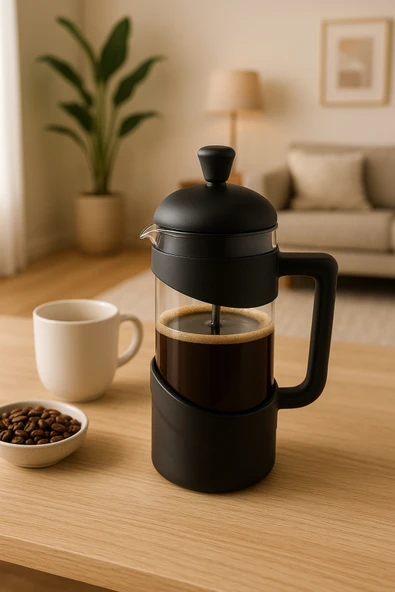 Fhilli Prag - French Press Siyah 350ml ürün görseli 1