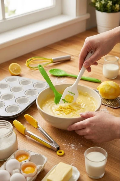 Tohana Silikon Limon Beşli Mutfak Seti ürün görseli 1