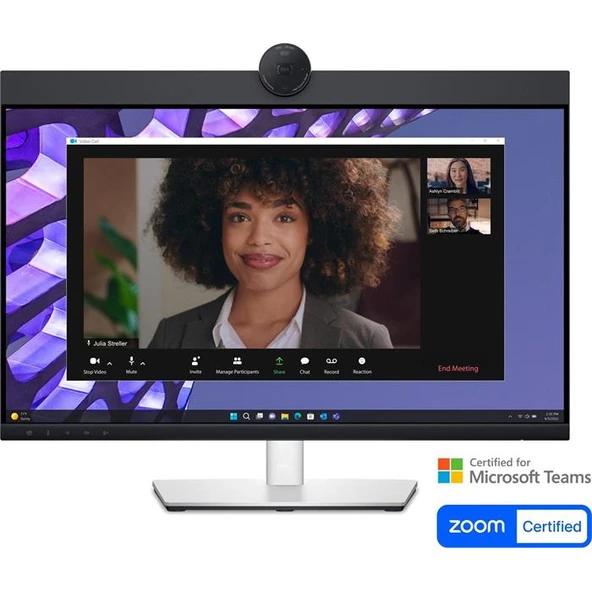 DELL 24 P2424HEB VIDEO CONFERENCING MONITOR 8MS 60HZ 1920 x 1080 VESA 1x DP 1x HDMI ürün görseli 1