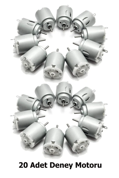 DC Motor 3V-6V Mikro Hobi Motoru Deney Robotik Proje Oyuncak Araba Motoru Küçük Güçlü Motor 20Adet ürün görseli 1
