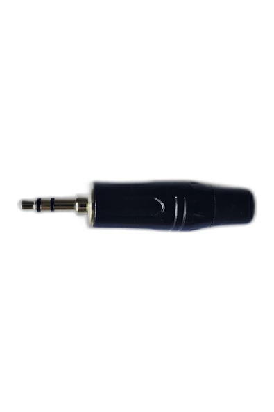 3.5 mm Stereo Çivi Jak Lehim Tipi Fiş Kulaklık Aux Bilgisayar Ses Kablosu Giriş Tamir Jakı Siyah ürün görseli 1