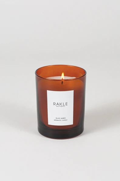 Rakle Basic Amber Kokulu Mum 170 gr - Resim 2