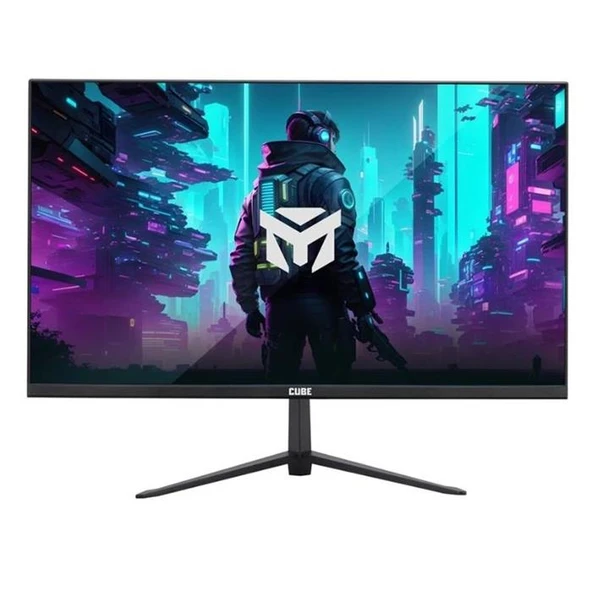 CUBE 23.8  PF-24P180F05 IPS 0.5MS 180HZ HDMI DP USB FHD 1920X1080 SIYAH VESA GAMING SIFIR OLU PIXEL ürün görseli 1
