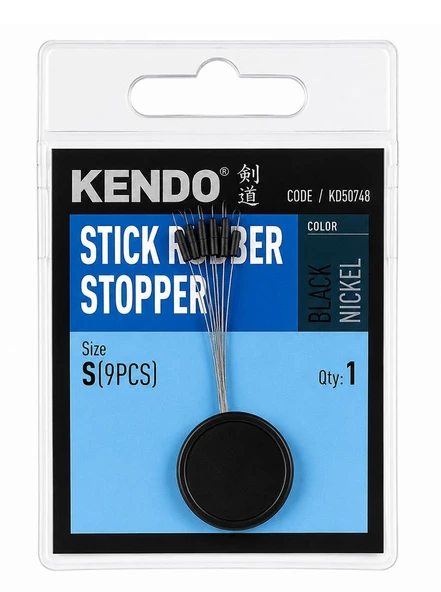 Kendo  3 Paket Kaydırmaz Kauçuk stoper ( Stick Rubber Stopper) ürün görseli 1