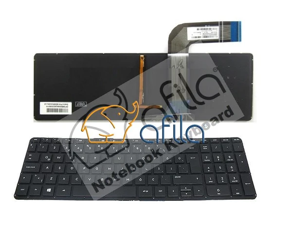 Hp Pavilion 15-P104NT uyumlu Notebook Klavyesi (Siyah TR) ışıklı ürün görseli 1