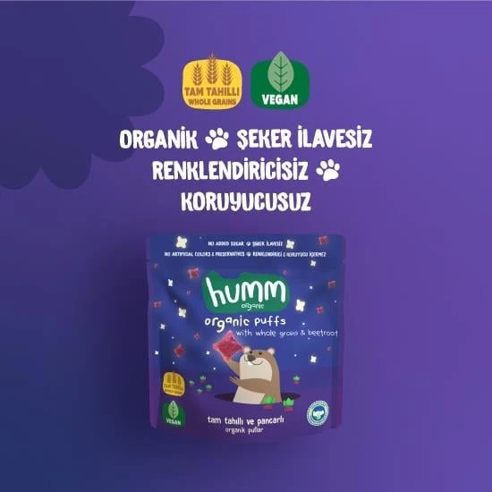 Organik Pancarlı ve Tam Tahıllı Puflar 30 Gr ürün görseli 1