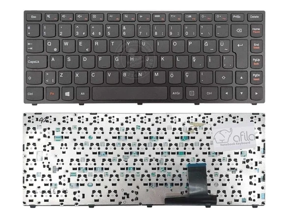 Lenovo Yoga 13, YOGA13 (25202899, T3SM-RU, V-127920FS1) Notebook Klavyesi - Tuş Takımı (Siyah TR) ürün görseli 1