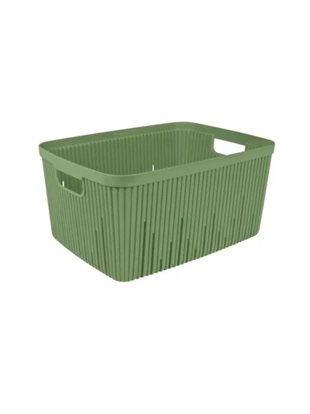 Herevin HER161373-153 Çok Amaçlı Yeşil Plastik Sepet 18 L ürün görseli 1