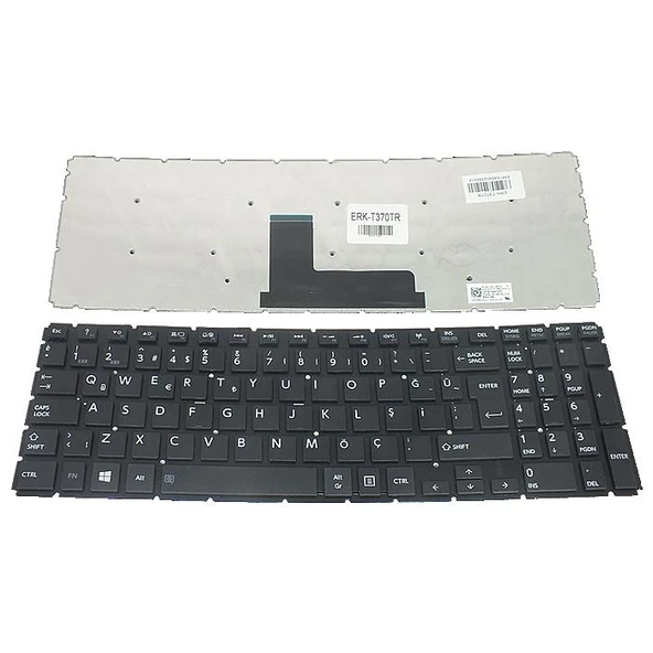 Toshiba Satellite L50-C-16G, L50-C-16H Uyumlu Notebook Klavyesi, Laptop Tuş Takımı (Siyah TR) ürün görseli 1