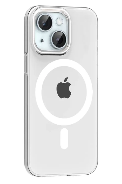 Joko Apple iPhone 15 PC Blank Magsafe Kapak - Şeffaf ürün görseli 1