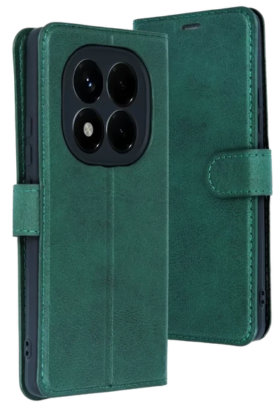 Newface Xiaomi Redmi Note 15 Pro 4G Trend S Plus Kapaklı Kılıf - Yeşil ürün görseli 1