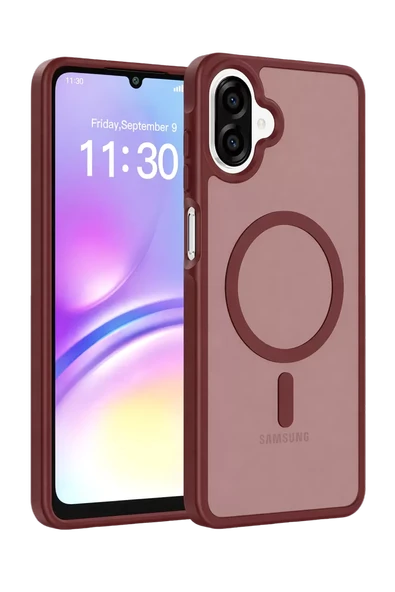 Joko Samsung Galaxy A07 4G Jota Magsafe Kapak - Bordo ürün görseli 1