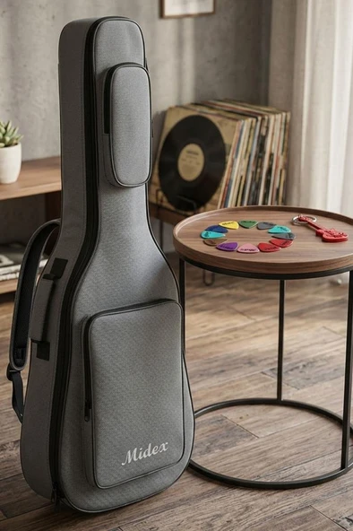 Midex CS-89GRY Özel Tasarım Softcase Klasik Gitar Çantası Gigbag Kılıf (101 cm) ürün görseli 1