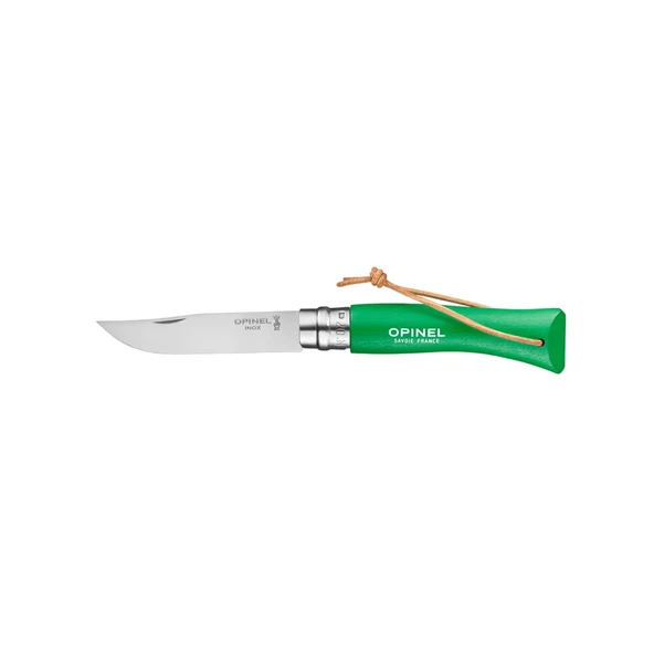 Opinel N°7 Gürgen Saplı Trekking Inox/Çelik Çakı Yeşil ürün görseli 1