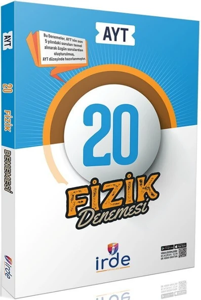 AYT Fizik 20 Deneme İrde Yayınları ürün görseli 1