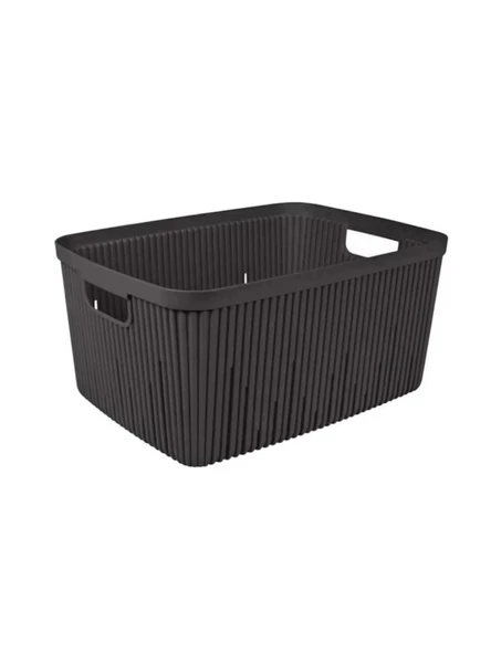 Herevin HER161373-012 Gri Çok Amaçlı Plastik Sepet 18 L ürün görseli 1