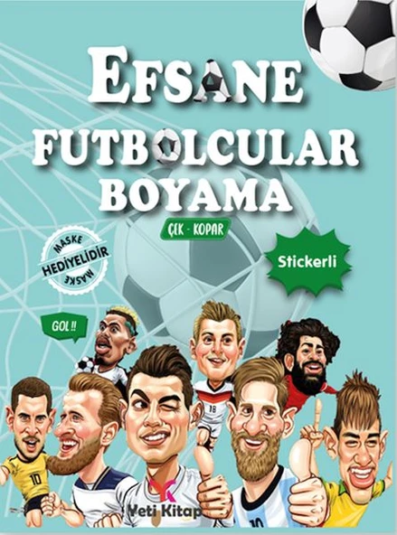 Efsane Futbolcular Boyama Kitabı ürün görseli 1