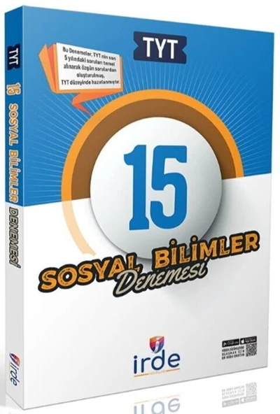 TYT Sosyal Bilimler 15 Denemesi İrde Yayınları ürün görseli 1