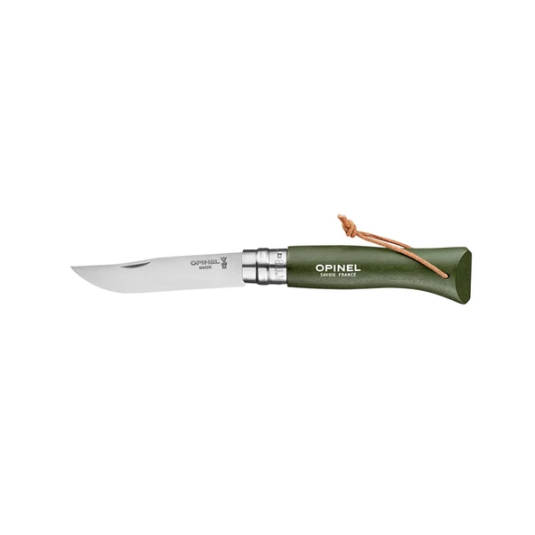 Opinel N°8 Gürgen Saplı Trekking Inox/Çelik Çakı Haki ürün görseli 1