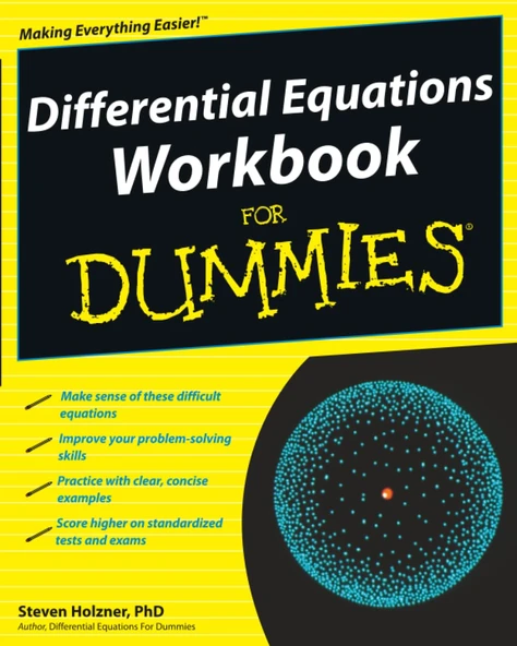 Differential Equations Workbook For Dummies - Steven Holzner ürün görseli 1