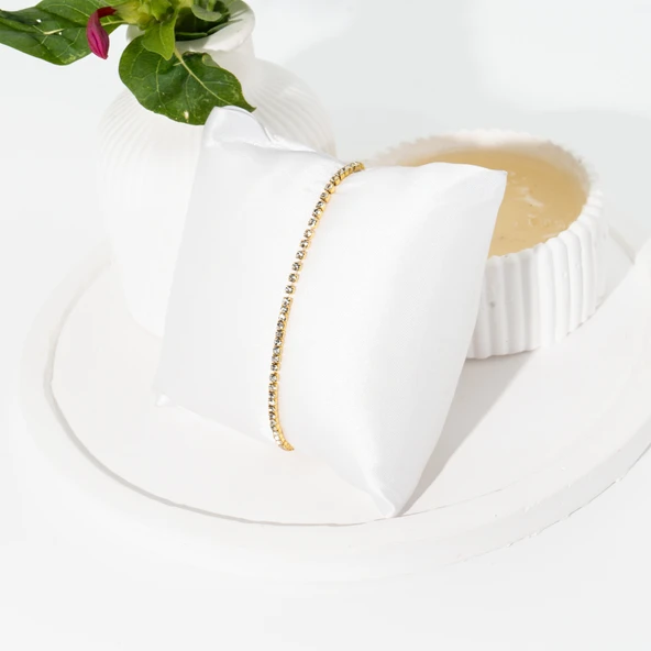 Biem Gold Renk Lastik Bileklik - Resim 3