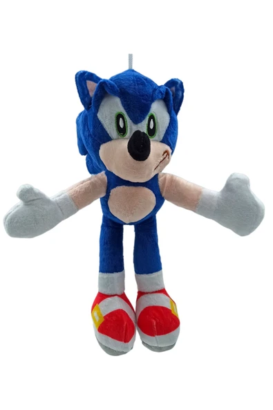 Sonic Hayranları İçin Özel 28cm. Boyunda Peluş Sonic Figürü ürün görseli 1