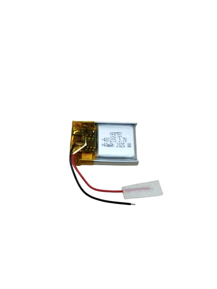 Sertec 401215 3.7V 40 MAh Li-Polymer Pil (Devreli/1.5A) ürün görseli 1