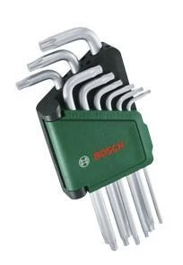 Bosch Alyan Anahtar Takımı Torx 9 Parça 1.600.A02.Z9C ürün görseli 1
