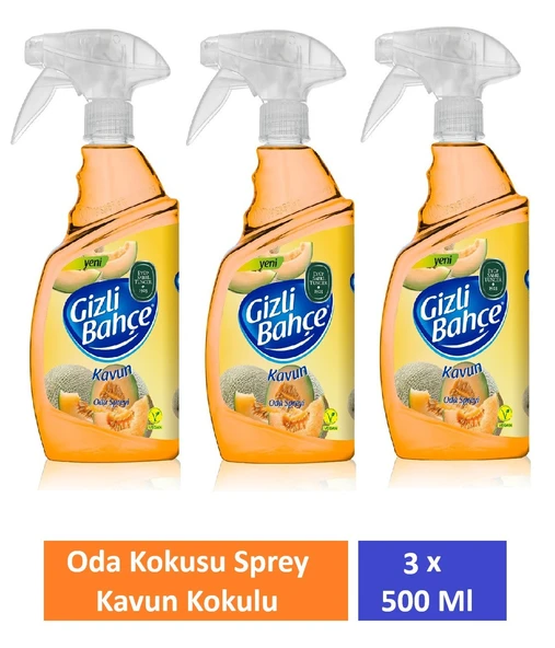 Eyüp Sabri Tuncer Oda Kokusu Sprey Kavun 500 Ml x 3 Adet ürün görseli 1