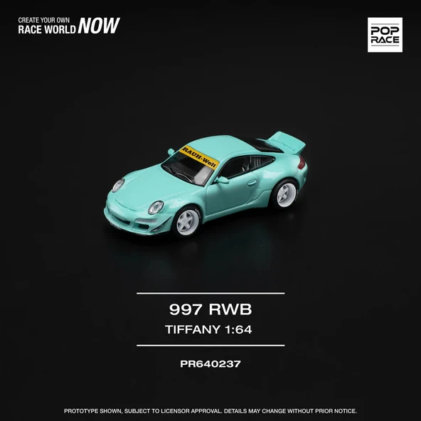 Pop Race PR640237 1/64 RWB 997 Tiffany Blue ürün görseli 1