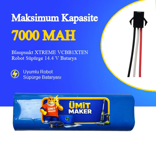 Blaupunkt XTREME VCBB1XTEN Robot Süpürge 7000 mAh Batarya ürün görseli 1