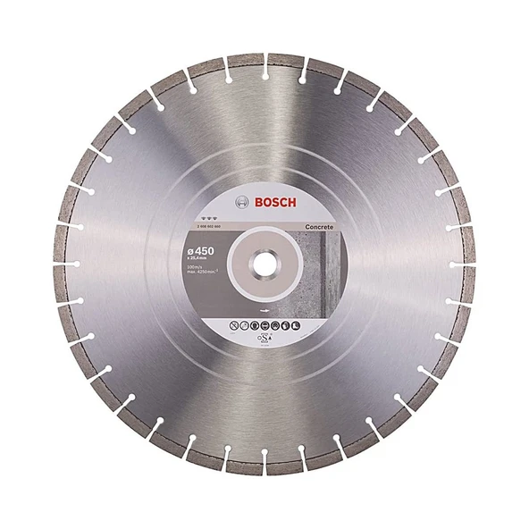 Bosch Elmas Kesme Disk SFConcr 450*25,40/®20mm 2.608.602.546 ürün görseli 1