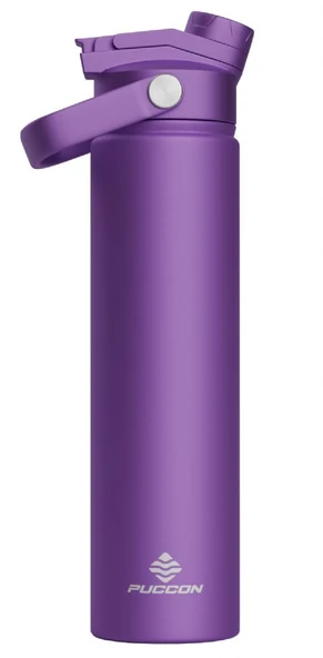 Puccon 750 ml Lila Paslanmaz Çelik Termos/Matara/Suluk ürün görseli 1