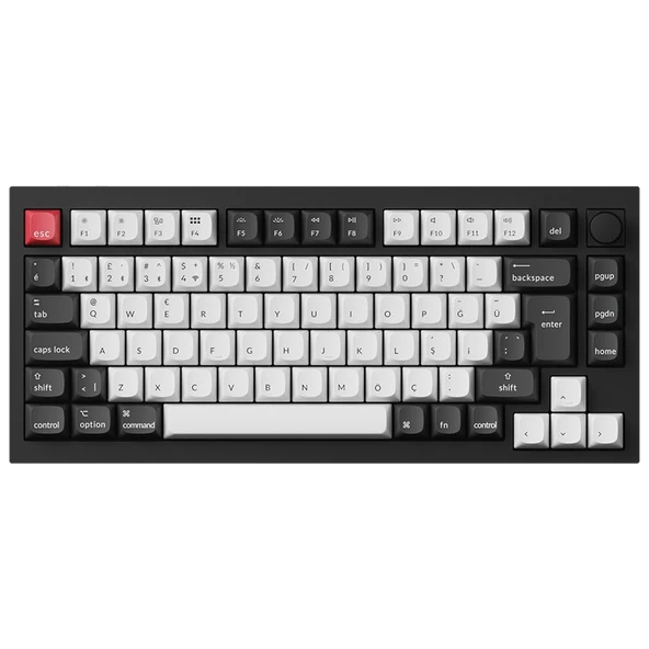 Q1 Hall Efect Switch Hotswap RGB Türkçe Kablosuz Gaming Klavye
