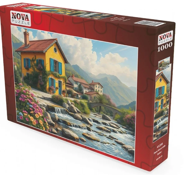 Nova Puzzle 1000 Parçalık Puzzle/Yapboz - Dere Kenarında Bahar - 41208 ürün görseli 1