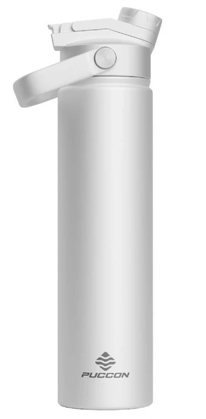 Puccon 750 ml Beyaz Paslanmaz Çelik Termos/Matara/Suluk ürün görseli 1