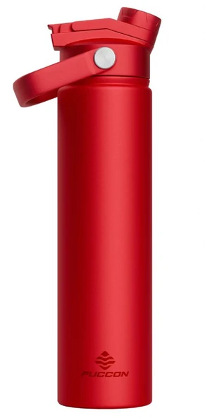 Puccon 750 ml Kırmızı Paslanmaz Çelik Termos/Matara/Suluk ürün görseli 1