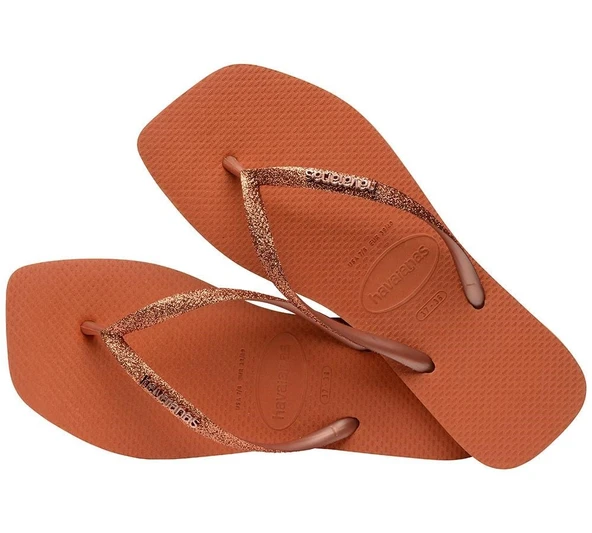 HAV. SQUARE GLITTER CERRADO ORANGE4148102 -1 - Resim 2