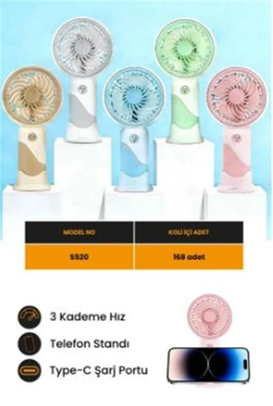 Bolero Mini Fan S520 (SP6391) ürün görseli 1