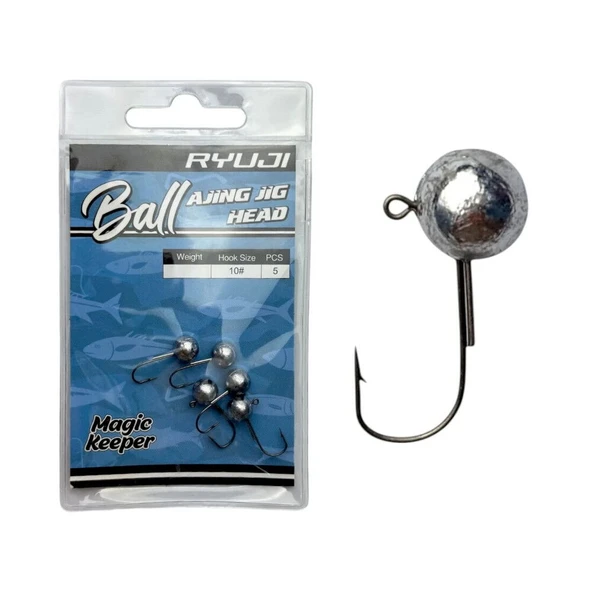 Ryuji Ball Ajing Jig Head 1,3 gr No:10 5 Pcs ürün görseli 1