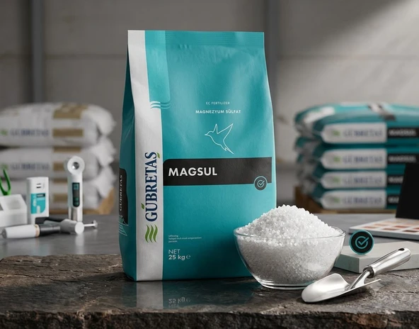 GÜBRETAŞ MAGSUL 25 Kg Magnezyum Sülfat (%16 MgO - %32 SO₃) ürün görseli 1