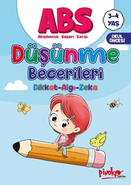 ABS 3-4 Yaş Düşünme Becerileri Dikkat-Algı-Zeka ürün görseli 1