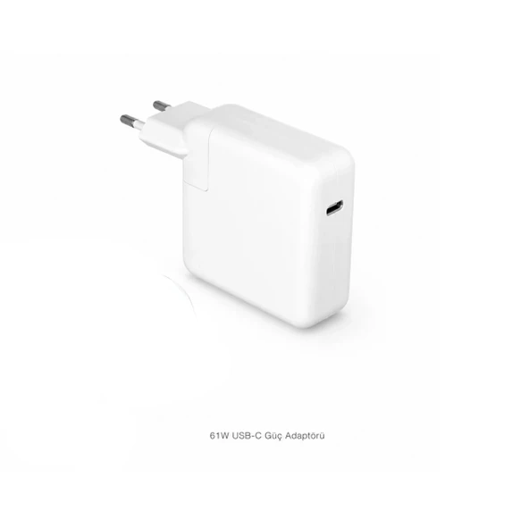Apple MacBook 61W USB-C Güç Adaptörü ürün görseli 1