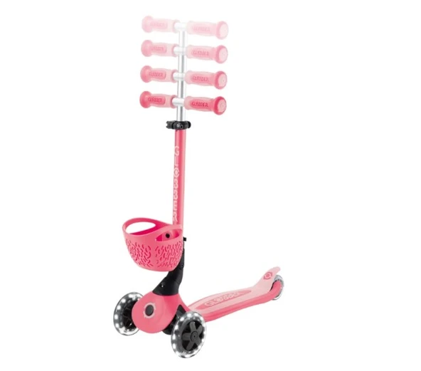 360 Scooter (Işıklı) Koyu Pastel Pembe - Resim 5