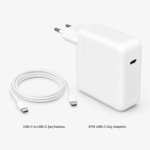 Apple MacBook Pro 15 inç (2016) 87W USB-C Güç Adaptörü ürün görseli 1