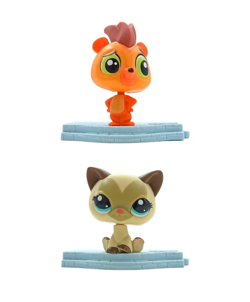 Littlest Pet Shop Minişler 2'li Standlı Oyuncak Miniş Karakterleri ürün görseli 1